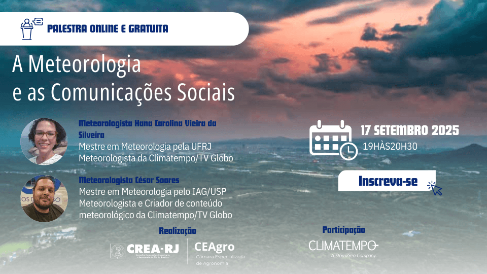Imagem da notícia Climatempo participa de debate sobre responsabilidade da informação meteorológica em evento no RJ