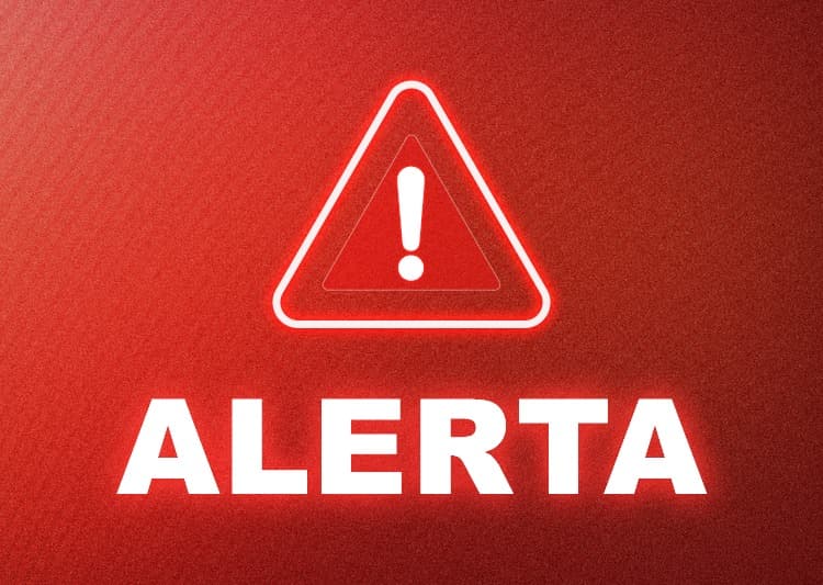 Imagem do alerta Alerta de chuva volumosa no litoral de São Paulo