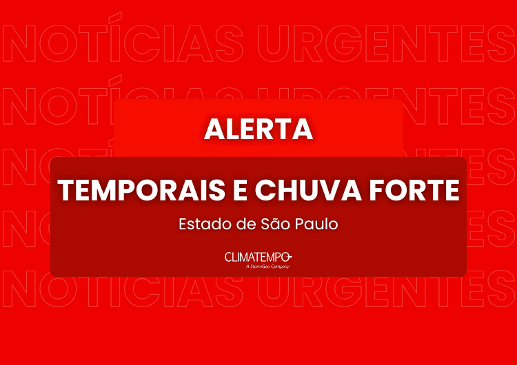 Imagem da notícia Chuva forte e temporais mantêm alerta no Estado de São Paulo