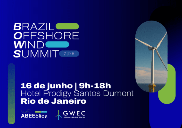 Brazil Offshore Wind Summit 2026 trará a agenda de trabalho para implantação da fonte no país